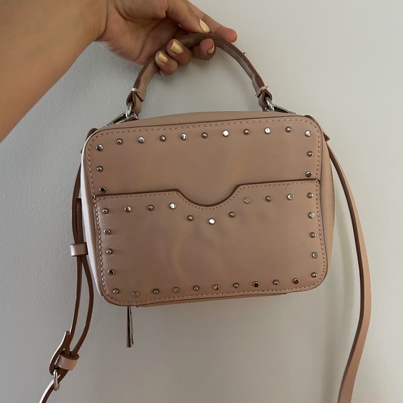 Light pink studded crossbody bag 💗 - Picture 1 of 3